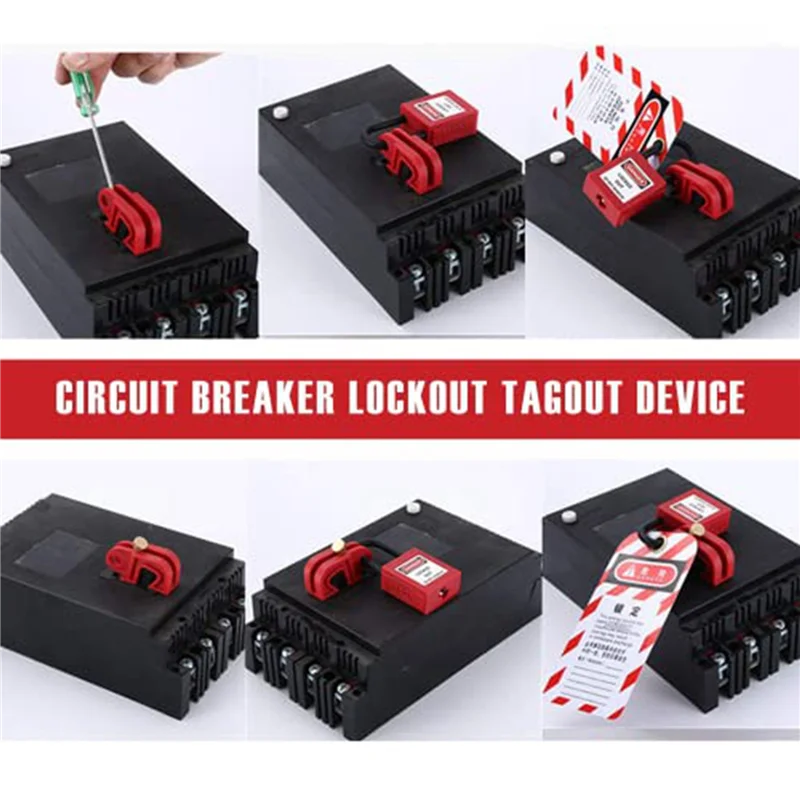 

B21B 40X устройство блокировки выключателя блокировки Tagout Tag Kit блокировка выключателей универсальный электрический для блокировки бирки набор