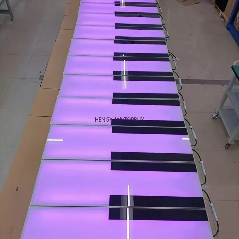 Outdoor Waterproof Emitting Diode Brick Unlimited 3D Brick Interactive Light Emitting Diode Floor Piano