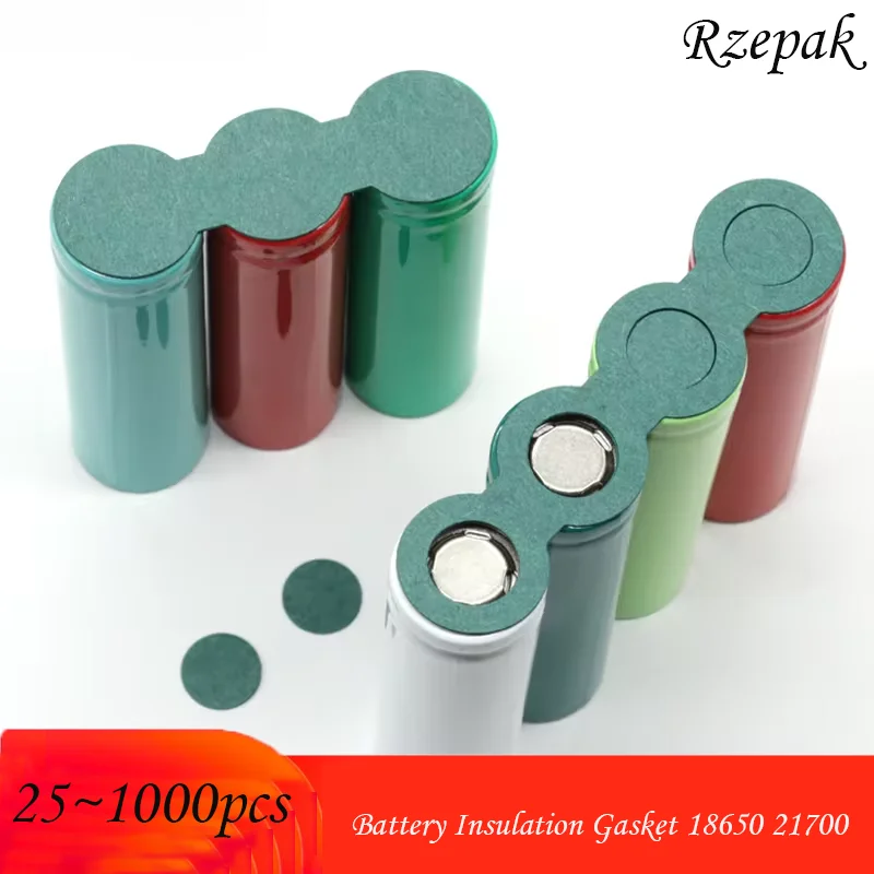 

Battery Insulation Gaskets: 18650, 21700 Li-ion, 25 to 1000pcs, 1S - 8S, Barley Adhesive Paper Glue, Fish Electrode