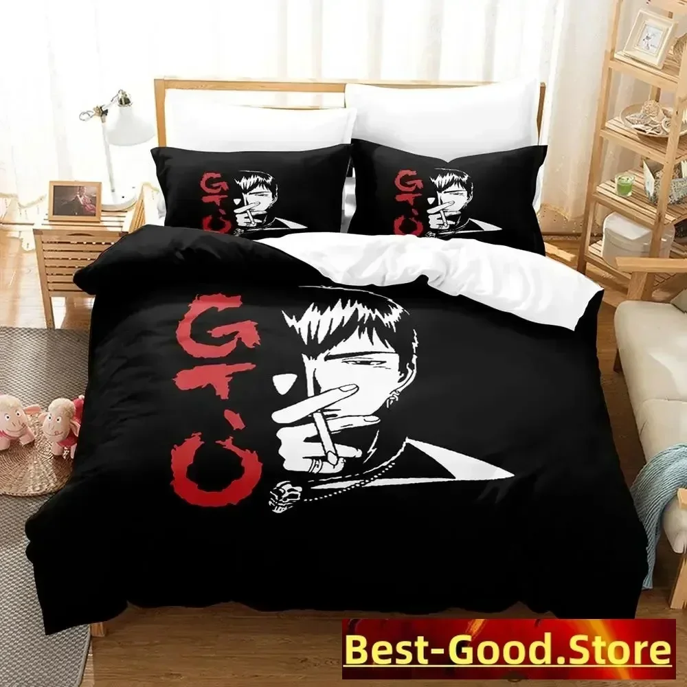 2023 Great Teacher Onizuka GTO Bedding Set Single Twin Full Queen King Size Bed Set Adult Kid Bedroom Duvetcover Sets Anime Bed