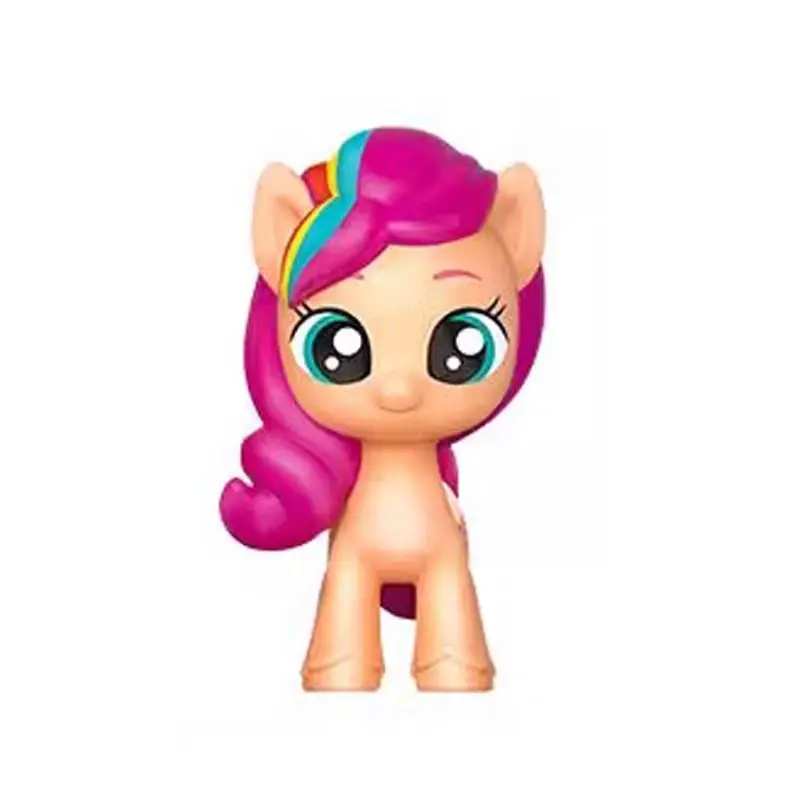 Disponibile Simpatico cartone animato My Little Pony Beloved Mini Collezione Go Action Figure Kawaii Doll Giocattoli per bambini Piccoli regali