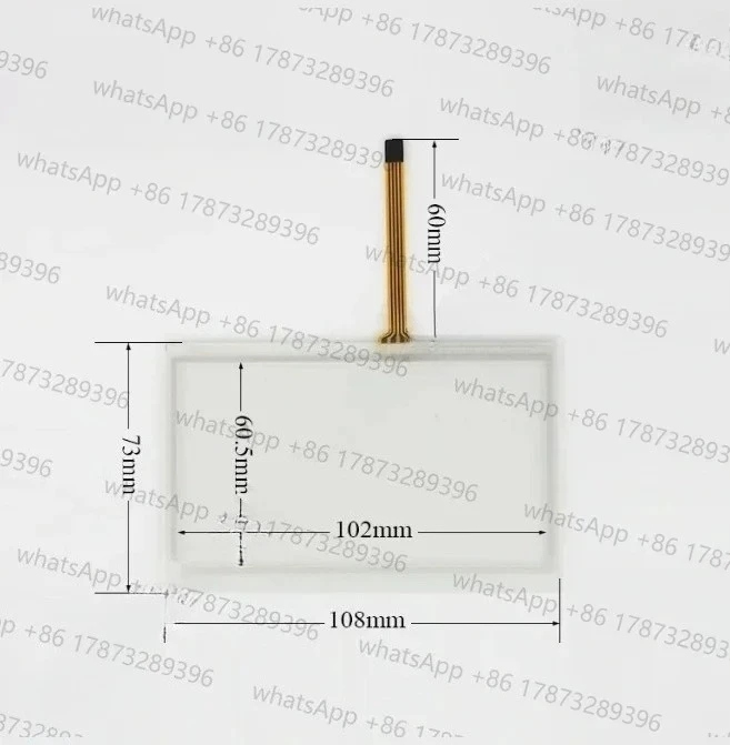 DOP-103WQ DOP-103BQ شاشة تعمل باللمس زجاج لوحة محول الأرقام ل دلتا DOP-103WQ DOP-103BQ لوحة اللمس مع طبقة رقيقة واقية التراكب الأمامي