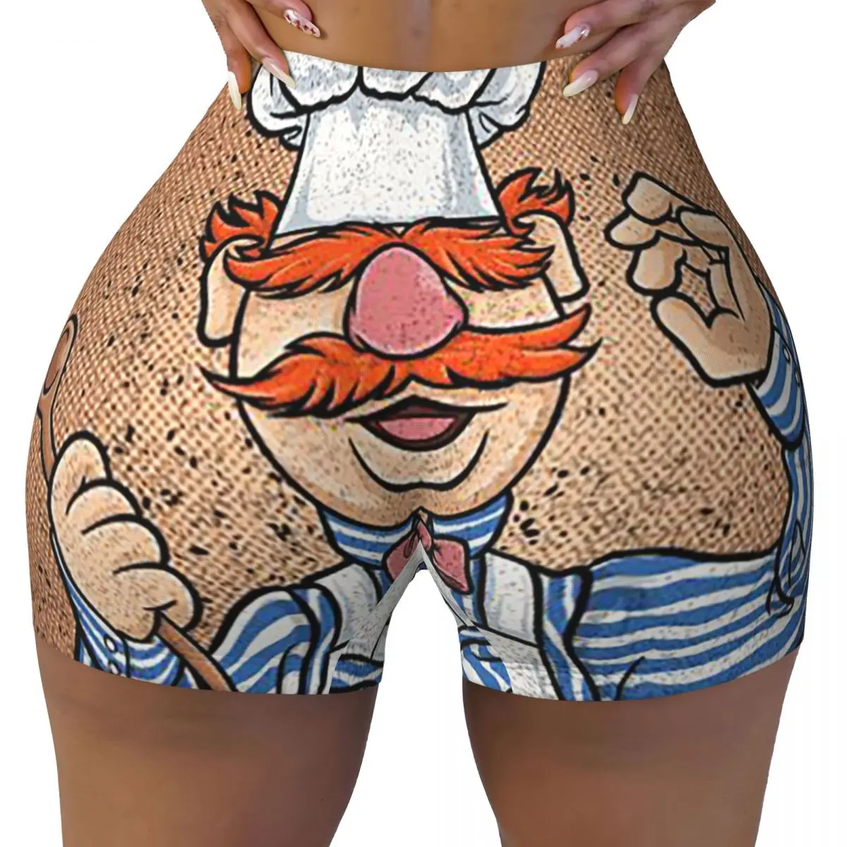 

Шведские шорты для йоги шеф-повара на заказ, женские шорты для тренировок в тренажерном зале, спортивные шорты для волейбола и байкера