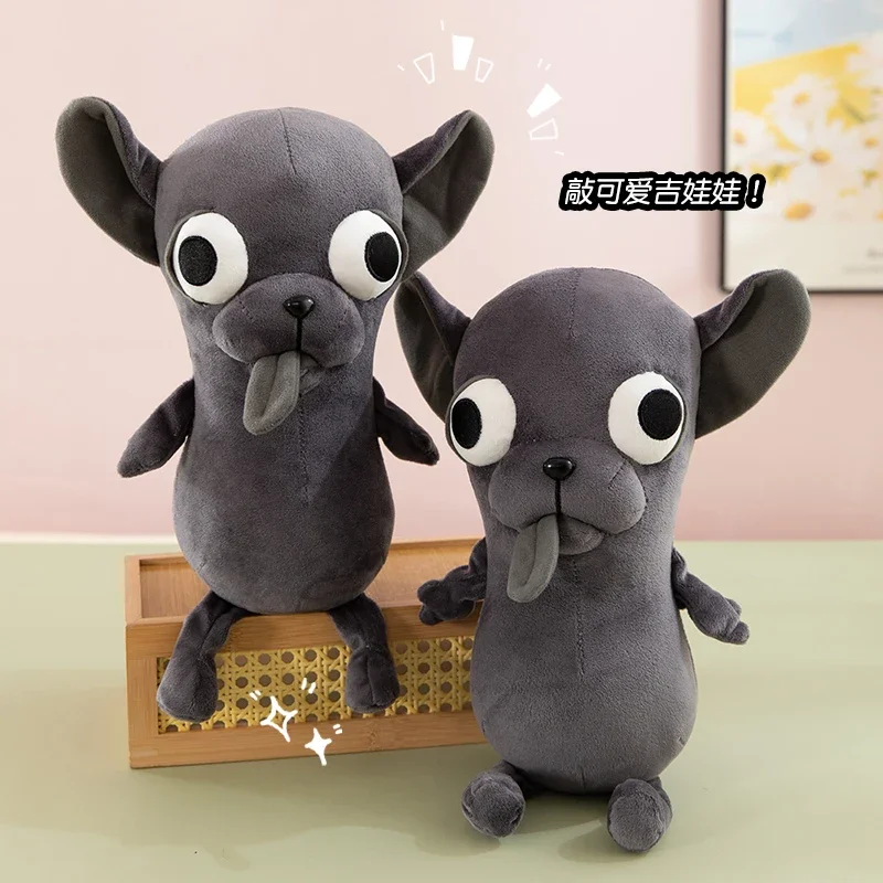New 28-65cm Large Size Chihuahua Dog Puppy Toy Godgwawa Plush Toys Stuffed Animals Simulation Dogs Kawaii Funny Birthday Present
