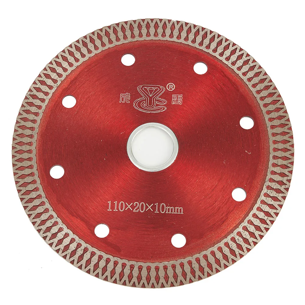 Disc Saw Blade 10mm Super Thin Ceramic Porcelain Cutting X Teeth Smooth Dry & Wet Work Granite Sandstone Marble