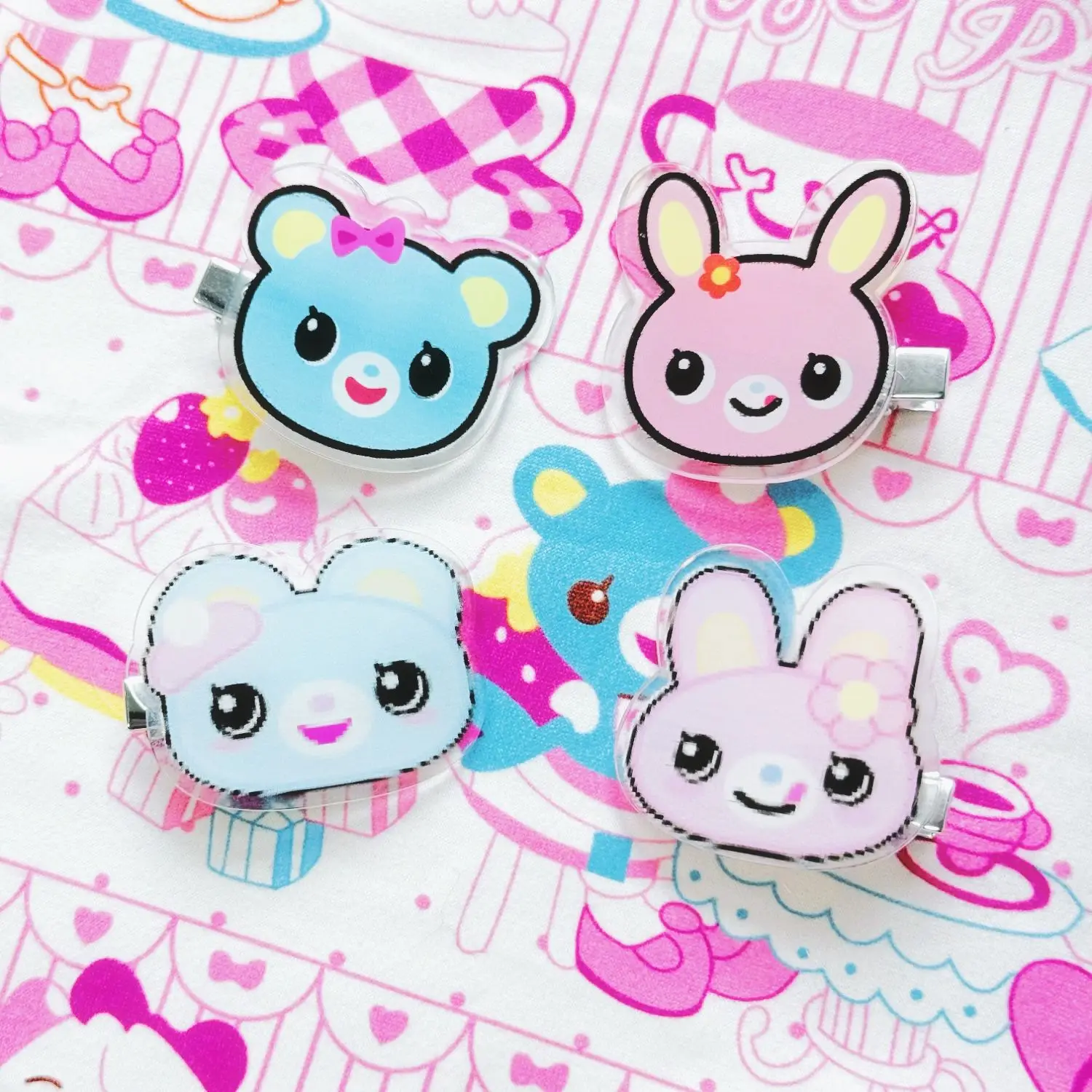 

Japanese Sweet Cartoon Mp Hair Clips 2025 New Cutecore Headwear Y2k Girl Hair Accessoires Hair Pins and Clips Hairbows for Girls