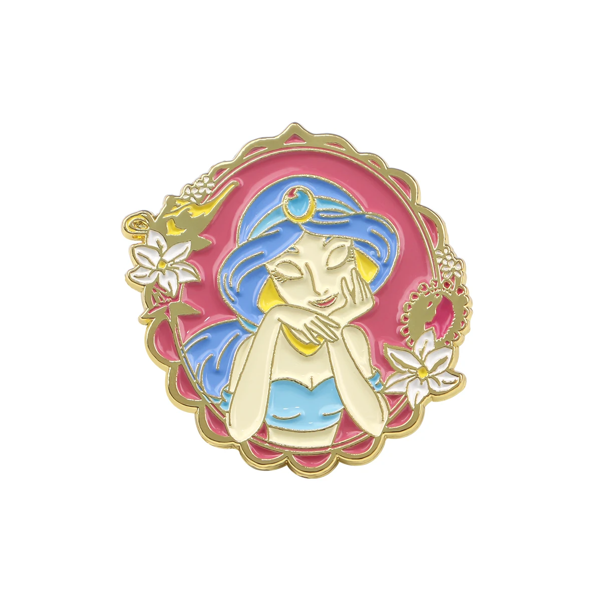 Princess Cartoon Accessories Lapel Pins for Backpacks Briefcase Badges Badges on Backpack New Year Gift Brooch for Clothes