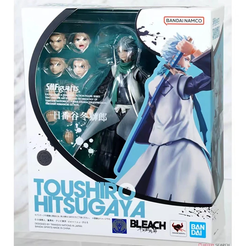 

Original Bandai SH Figuarts SHF Toshiro Hitsugaya BLEACH Anime Action Figures Toys Model Figura Collector Gifts
