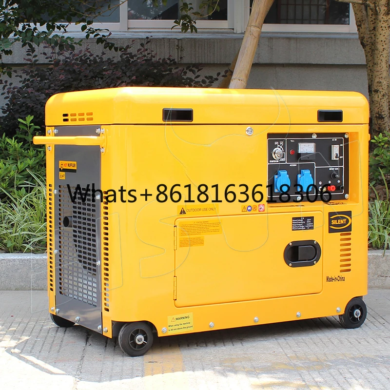 

Good Quality Factory Directly 4500 Watt Air-cooled Silent Generator