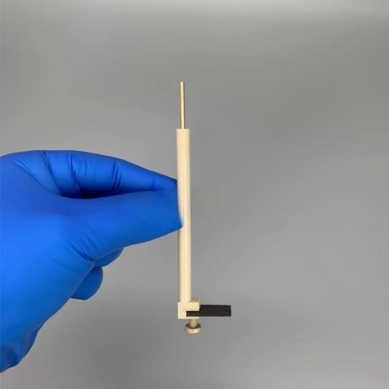 

L-type glass carbon electrode clamp/transverse clamping sample PEEK/can inhibit hydrogenation interference