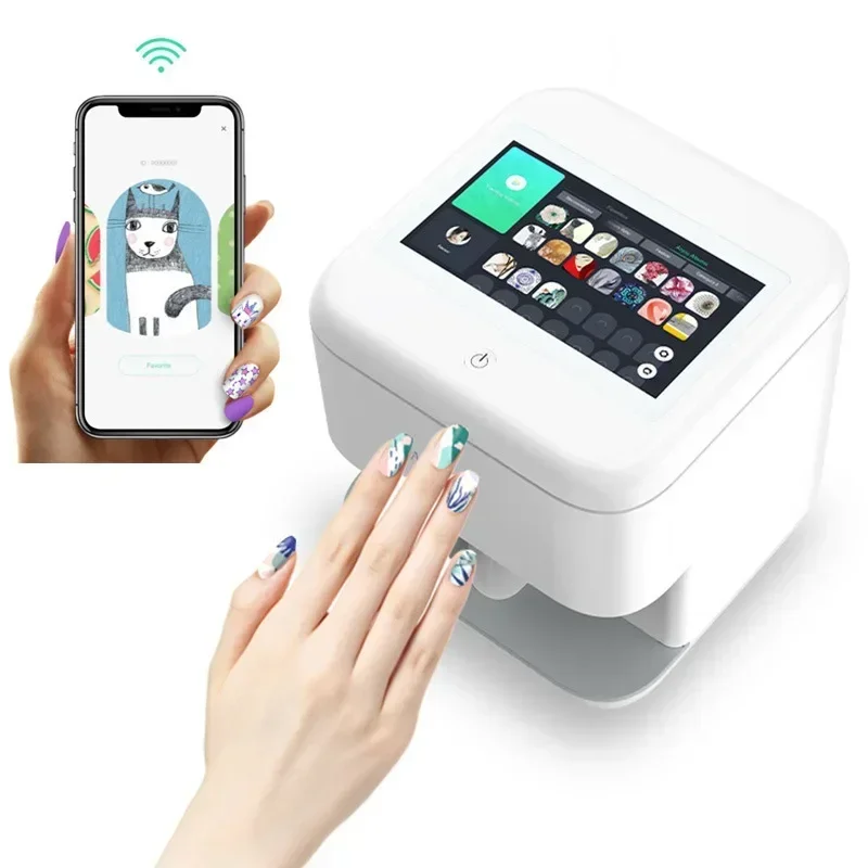 Digital 3D Nail Printer Machine Manicure And Pedicure Supplies Nail Polish Printer Automatic Nail Equipment Hot sales