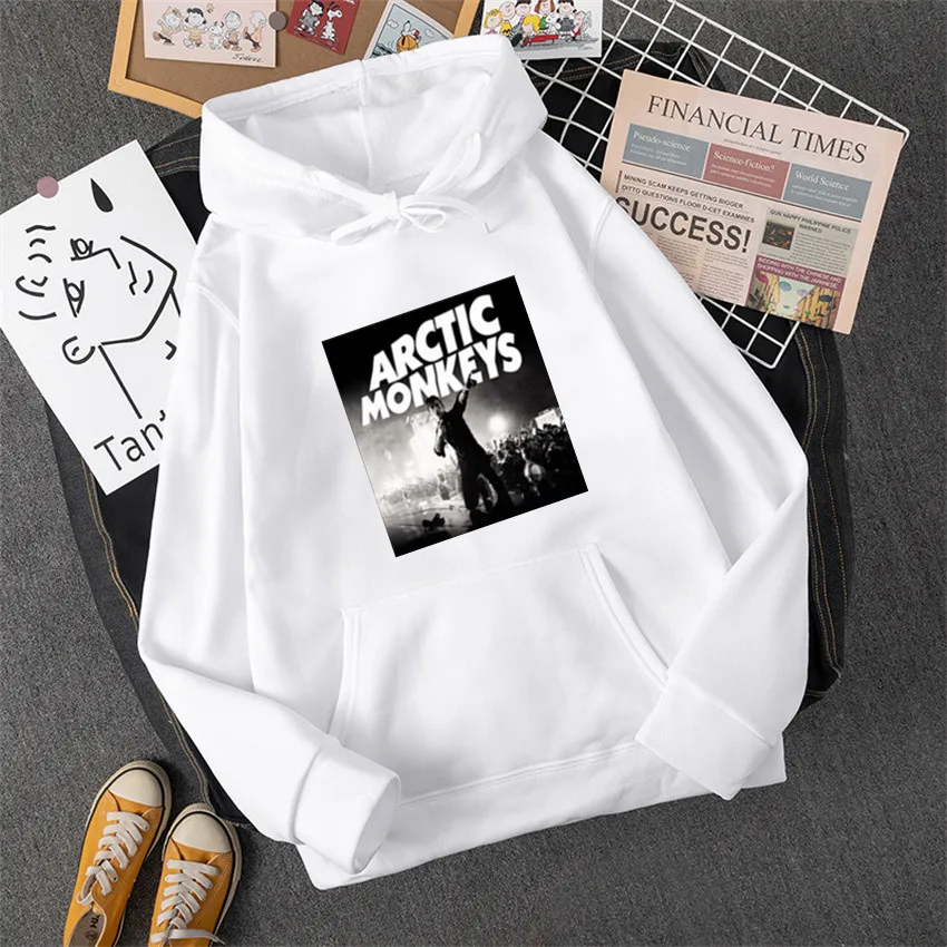 Arctic Monkeys The NBHD Neighborhood Hoodie Funny Cartoon Graphic Sweatshirts for Mens Casual Harajuku Couple Hoody Moletom Male