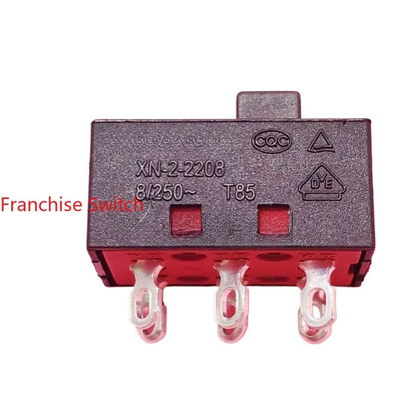 10PCS XN-2-2208 welding foot 6  2 gear hair dryer/hair dryer switch, genuine toggle/power switch