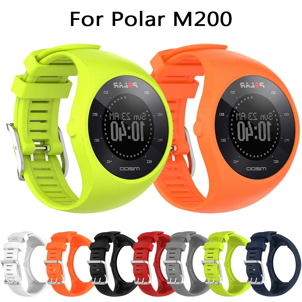 Silicone Sports Straps for Polar M200 GPS Smartwatch Replacement Wristband Bracelet for Polar M200  Band