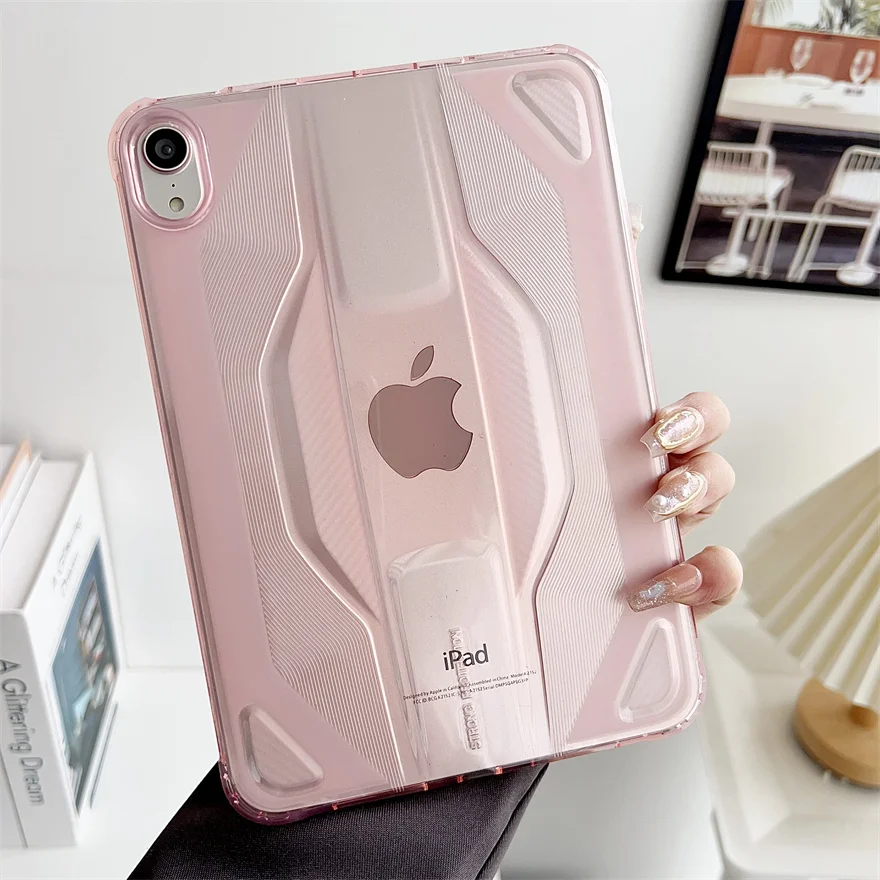 For Apple iPad 10 10.9 Case 2022 10.9inch Tablet Case Soft TPU Shockproof Back Cover Auroral Protective Airbag Shell+Gift