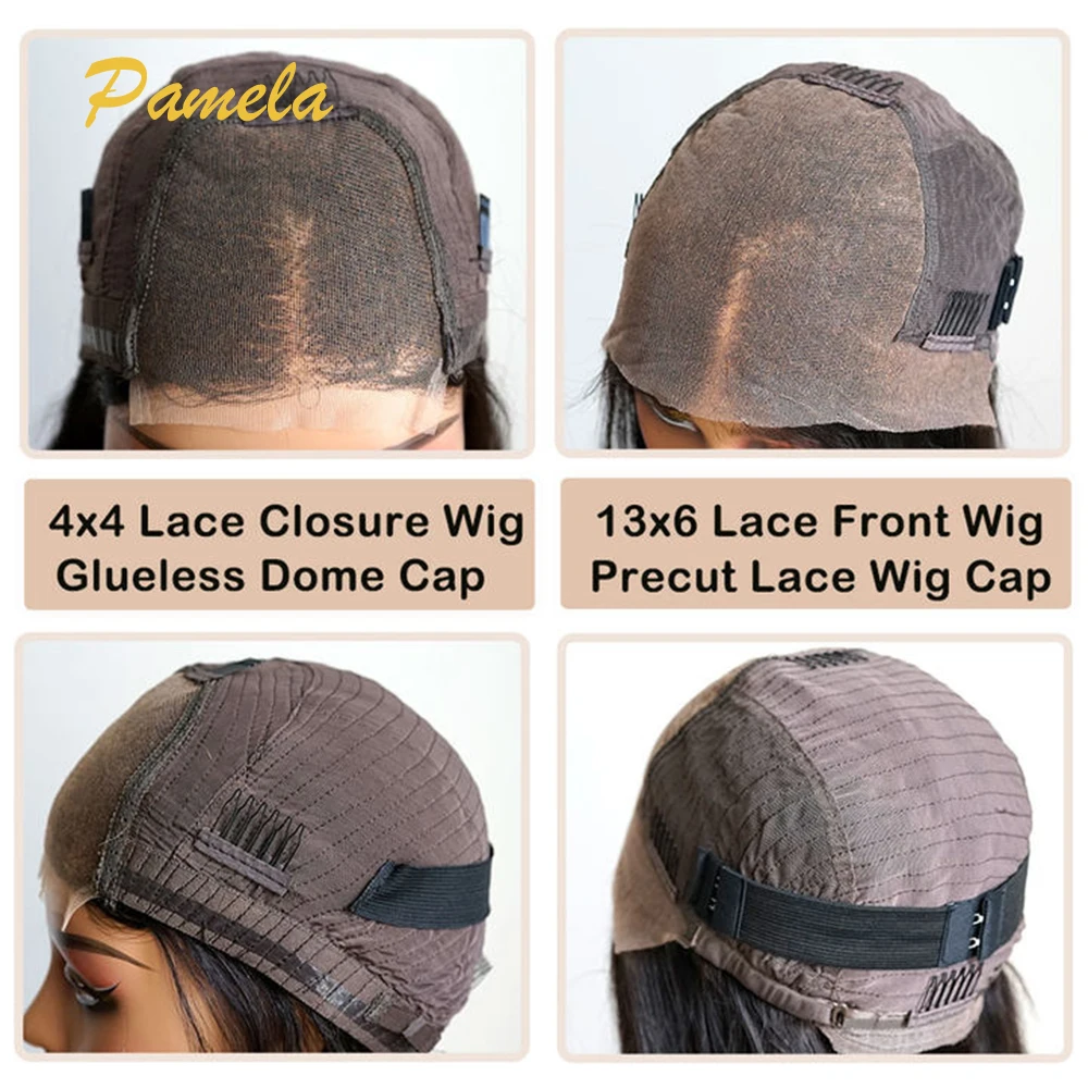 Parrucche colorate in rame diritte all'osso ad alta densità al 250% 13x6 HD Parrucca anteriore in pizzo trasparente Glueless Parrucche per capelli umani Pronte da indossare