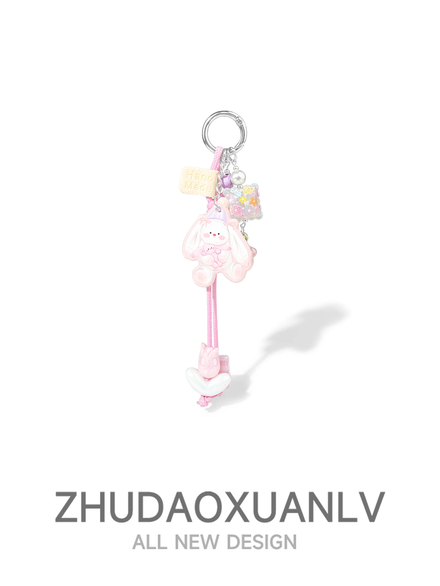 クリエイティブカーウェア用幾何学的なクマのキーホルダー女性の自動車キーホルダーペンダントギフト-zhudaoxuanlu-ブランドモデル-428zdxlqjd