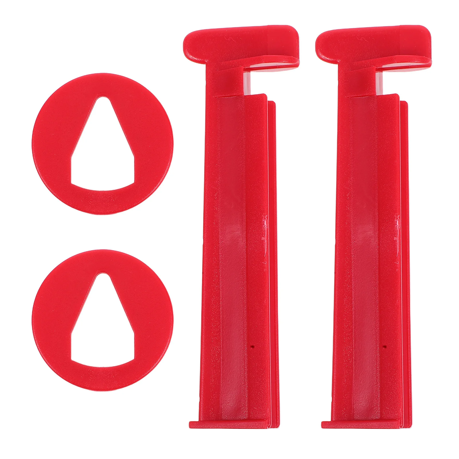 

2Pcs Portable Pool Cue Tip Press Tool Red Billiard Repair Clamp Cue Stick Maintenance Kit for Precise Pool Tip Replacement
