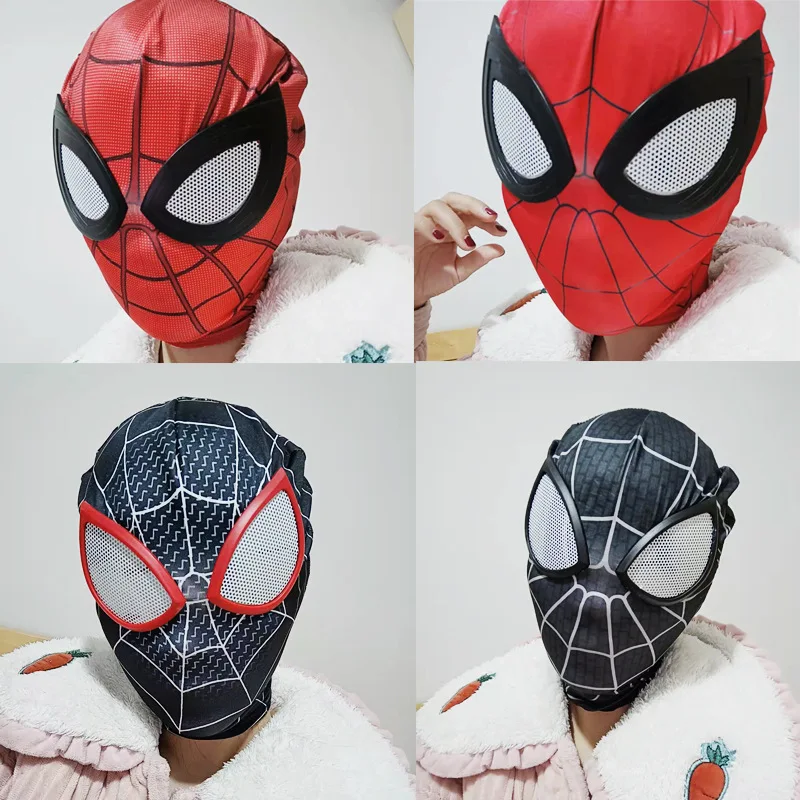 영화 캐릭터 3D 마스크 피터 파커 렌즈 마스크 슈퍼 히어로 코스프레 의상 마스크 Halloweengame 쇼 헤드 기어 성인 어린이 선물