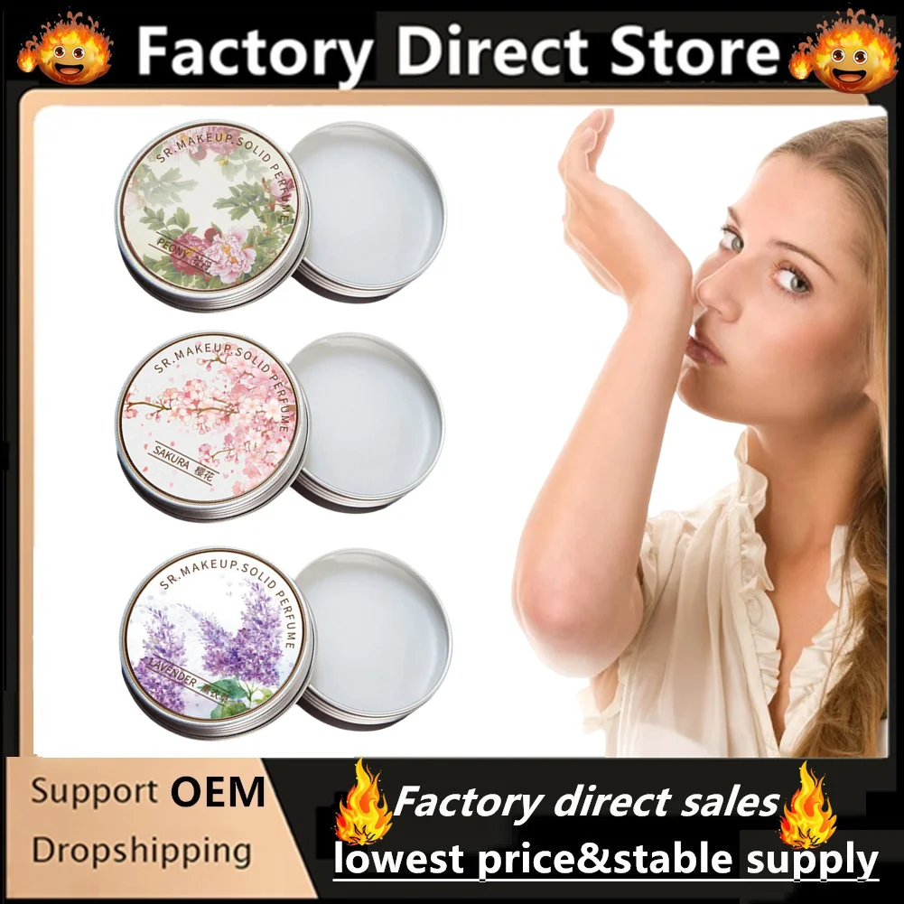 Female Perfume Portable Balm Long-lasting Fragrances Fresh Elegant Female Perfumes Body Aroma Gifts For Women