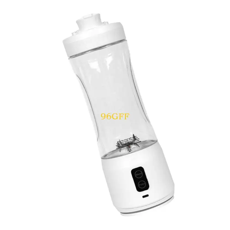 96GF Portable Cup for Shakes and Juice Rechargeable 600ml Large Capacity Juicer Cup Portable Juicer for Kitchen