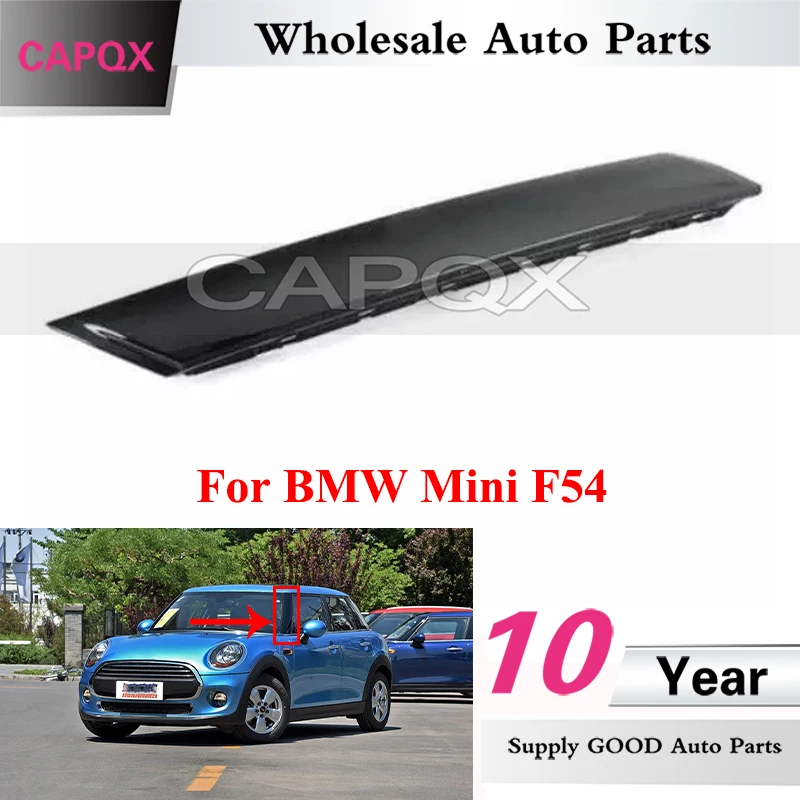 CAPQX Front Windshield Trim Panel For BMW Mini F54 A-pillar Exterior Trim Panel Windshield Side Rubber Strip