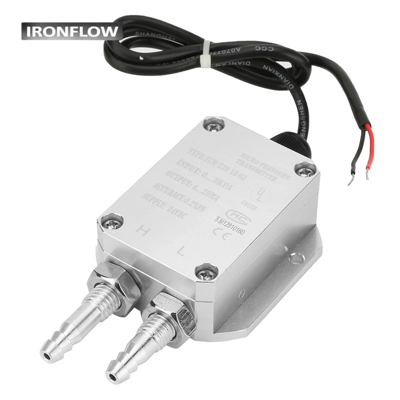

Differential pressure transmitter 4-20mA Pressure Difference Transmitter Differential Sensor Transmitter