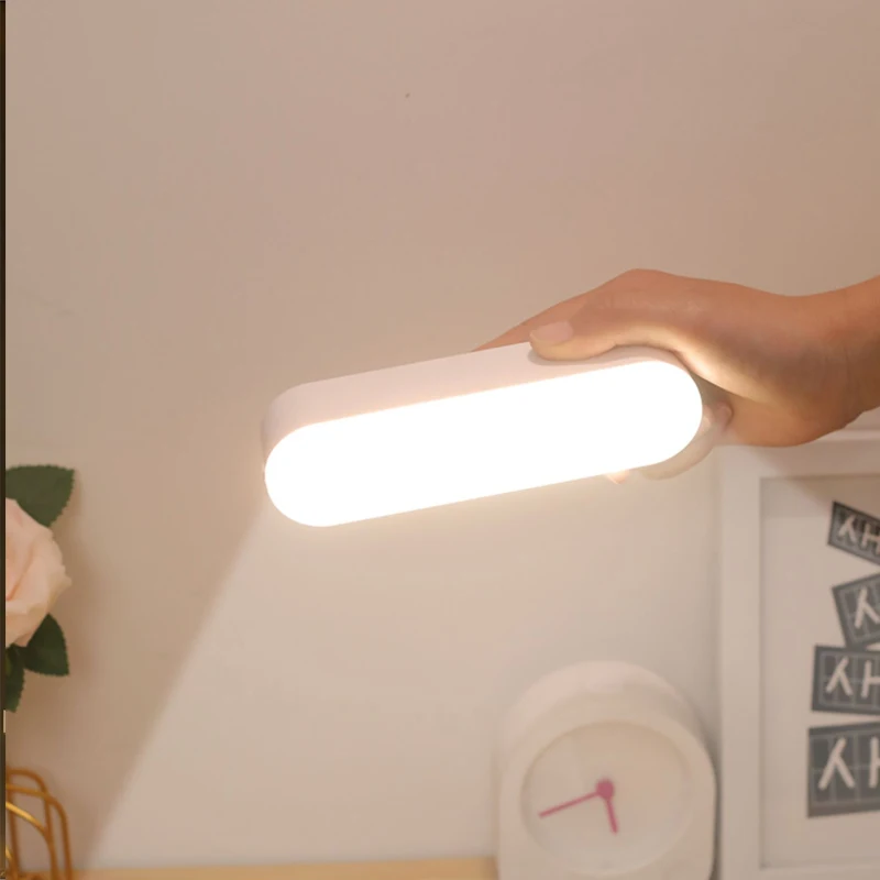 Wireless LED Motion Sensor Lamp Night Lights USB Rechargeable Magnetic For Wardrobe Room Closet Kitchen Aisle Tube Detector Bulb