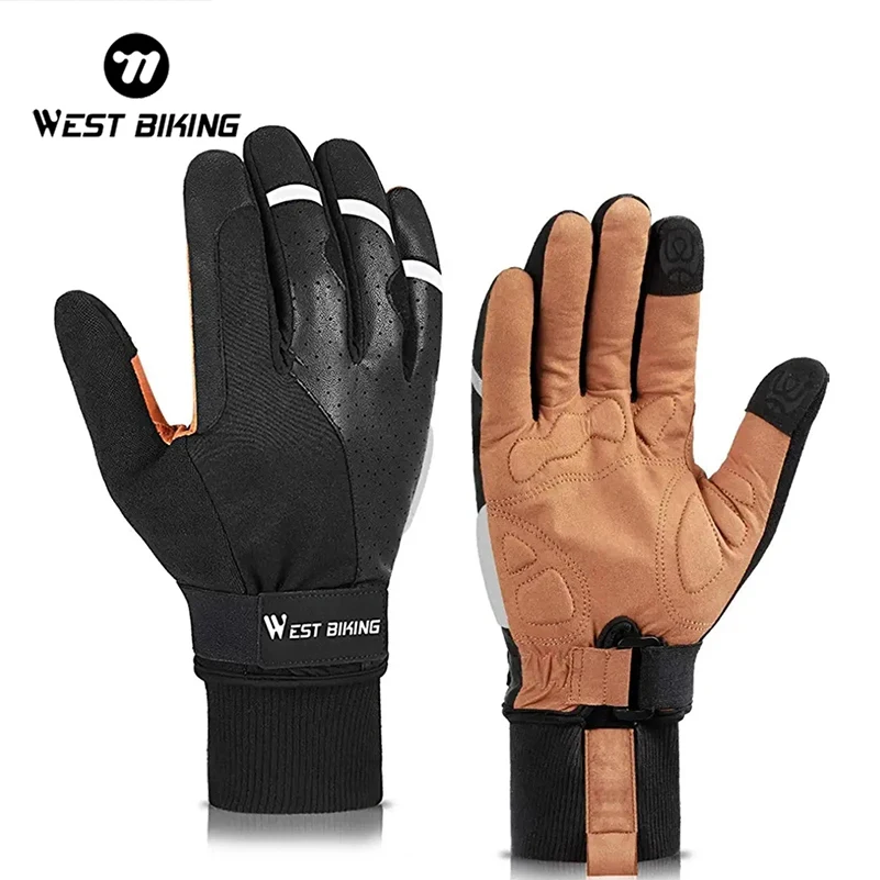 Winter Waterproof Men\'s Gloves Windproof Sports Fishing Touchscreen Driving Motorcycle Ski Non-slip Warm Cycling Women Gloves