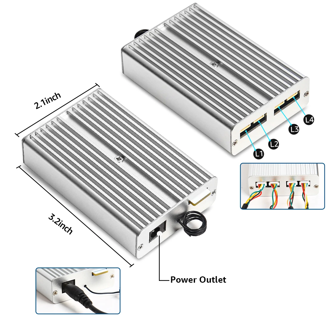 840Pcs Fiber Optic RGBW Meteor Headliner Car Roof Starlight  APP/RF Remote Music Mode，16W 4-Head Starry Sky Lamp Split Machine