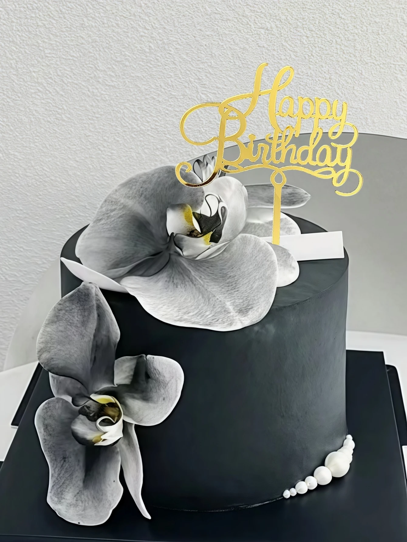 3pcs "Happy Birthday" Acrylic Cake Topper - Modern Letter Decor for Birthday Party/Christmas, Cake Plug-in, Holiday Gifts