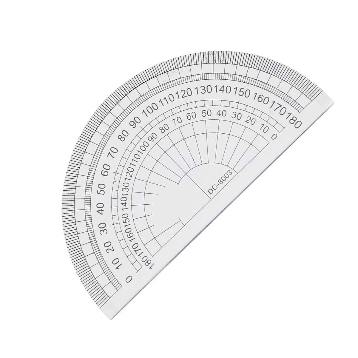 36Pcs 180 Degree Protractor Clear Plastic Ruler 10Cm 4Inch Accurate Measurement Tool for Students School Office Geometry