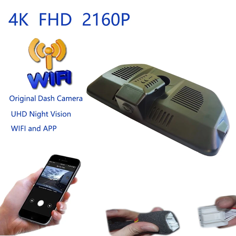 4K التوصيل والتشغيل مسجل فيديو السيارة واي فاي DVR داش كاميرا للجدار العظيم هافال XY شينشو جوليون شيتو أرنب أحمر 2023 2022 2021