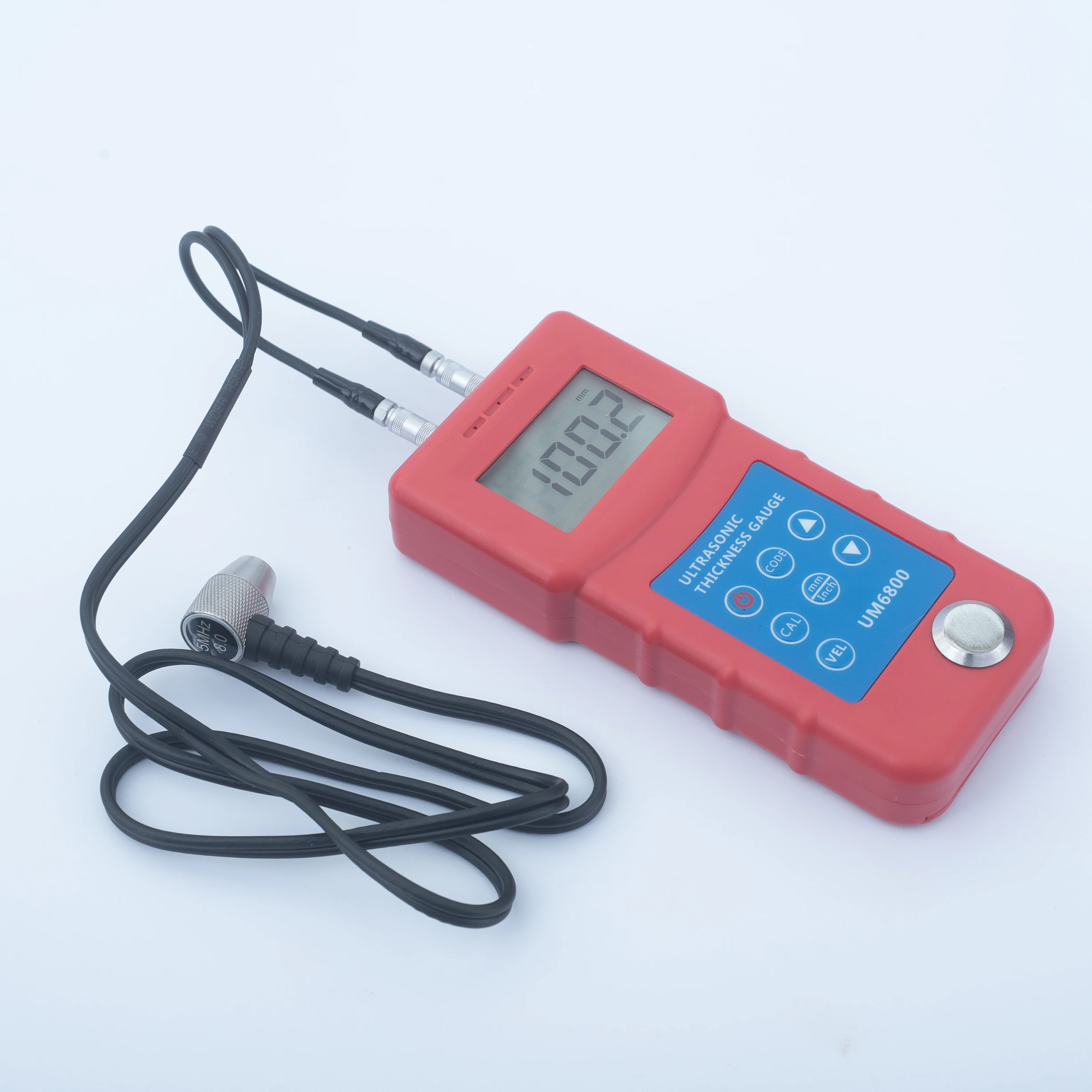 Gold Plating and Plastic Film Thickness Gauge Measurement Portable Ultrasonic Thickness Gauge Meter UM6800