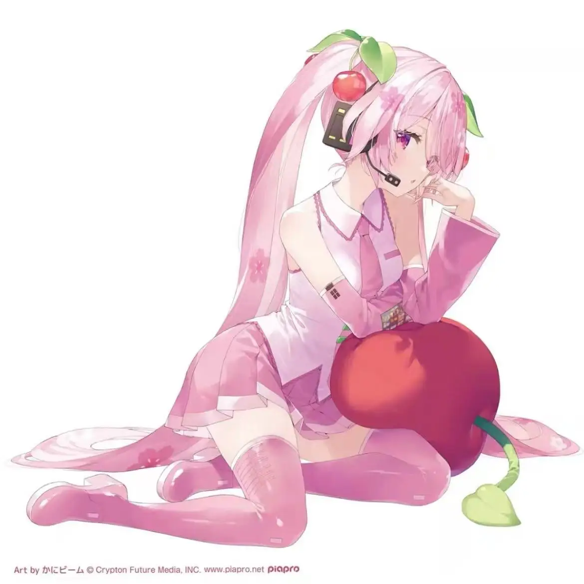 in-stock-original-taito-desktop-cute-hatsune-miku-~cherry-pillow-ver~-anime-action-figures-collectible-desktop-doll-model-toys