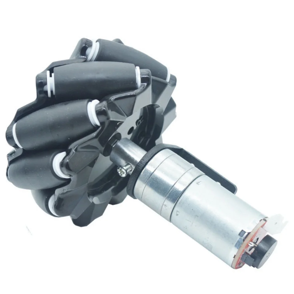 JGA25 370 Geared Motor Encoder DC 6/12/24V for Mecanum Wheels Smart Car Reversible Adjustable Speed Reduction Gear Motor Reducer