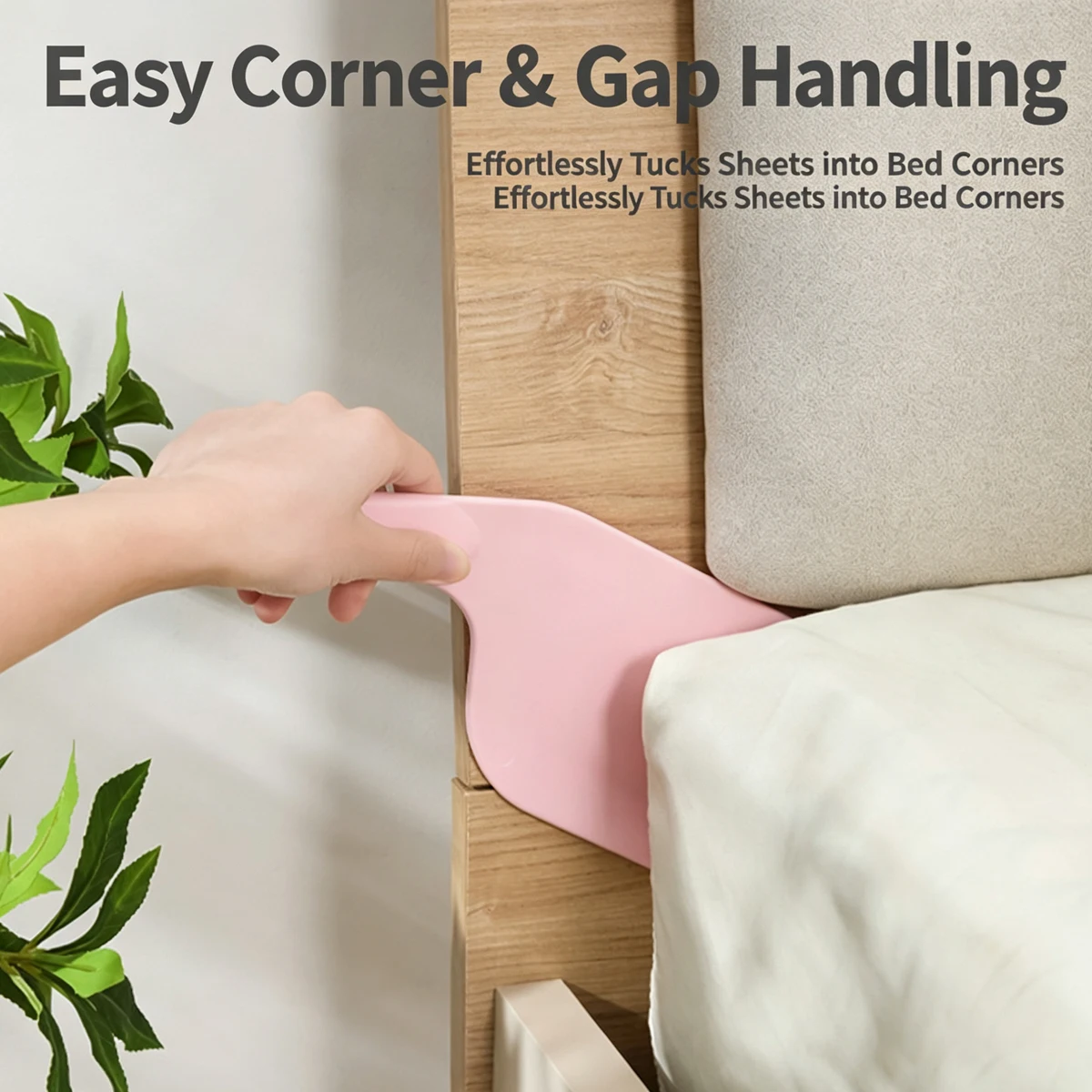 Bed Sheet Tucker Tool Tucking Paddle for Bed Making Easier Plastic Durable Sheet Change Helper Bed Skirt Replacement Assistants