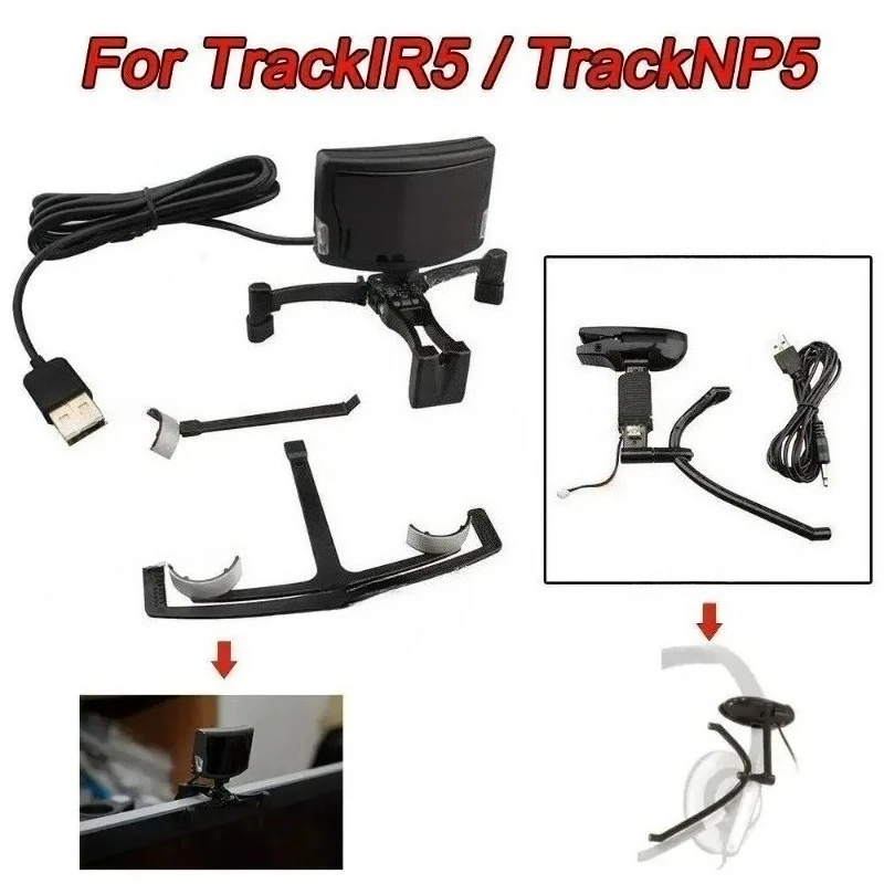 Wireless IR Head Tracker - Compatible with TrackIR5/TrackNP5 & Natural Point TrackClip