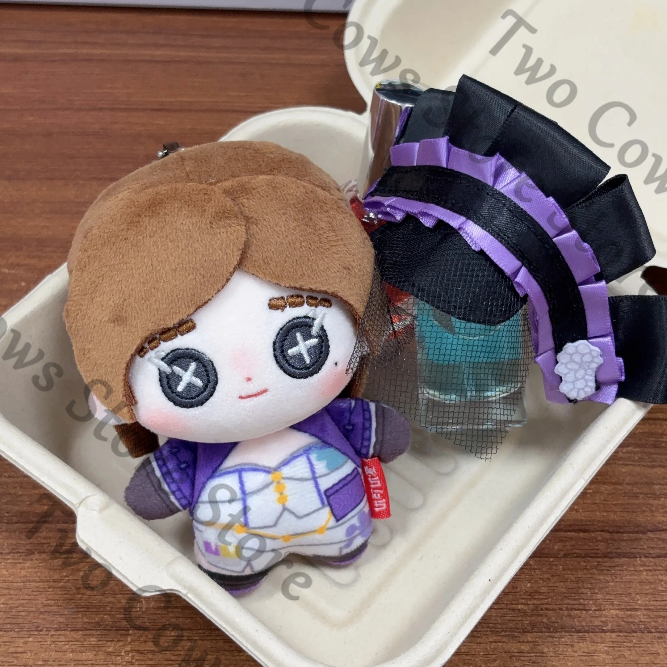 Identity V colleghi Profumatore elemento quadratico ambito prelibatezza 10 cm Figura stampata Ciondolo bambola in cotone Regalo di compleanno