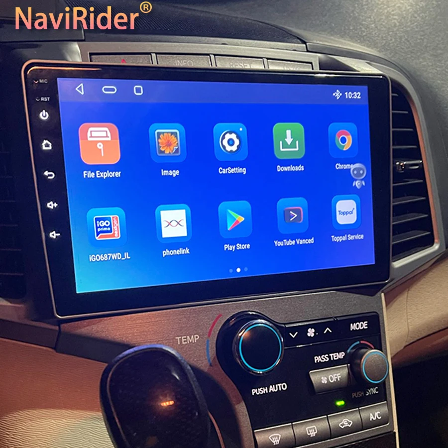 

8 ГБ + 128 ГБ AI Голосовое управление Android 13 Беспроводная Автомагнитола CarPlay для Toyota Venza 2008-2016 мультимедийный видеоплеер Стерео GPS