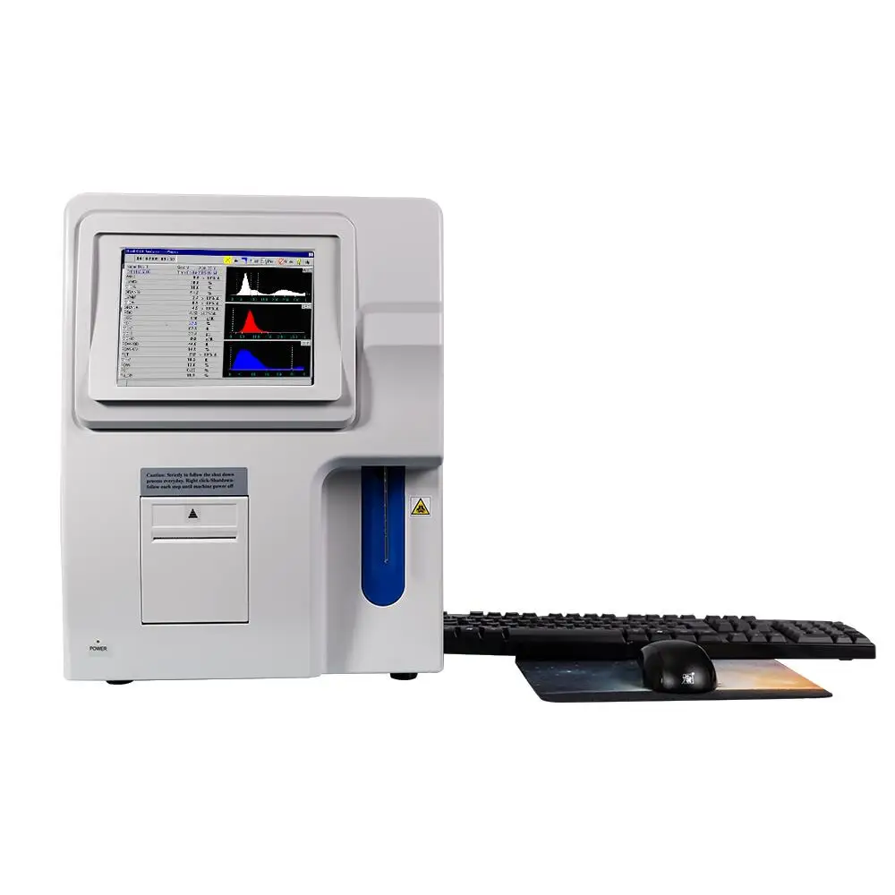 New Open System Animal Three Parts Veterinary Medical Laboratory Equipment 3 Part Auto Pet Clinical Use Hematology Analyzer