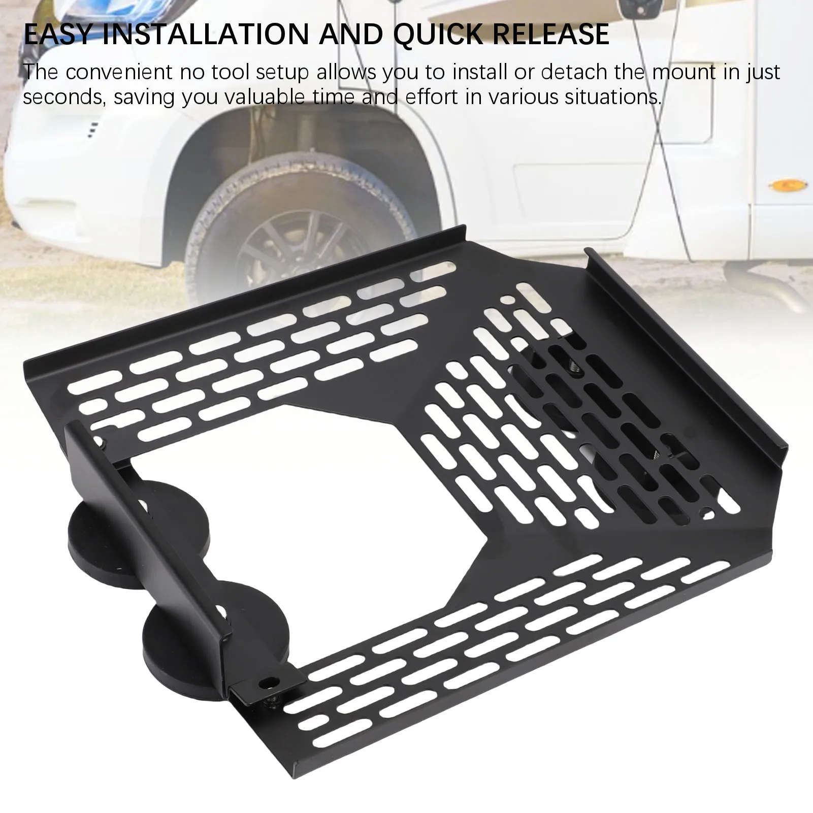 

Car Roof Mount Roof Mount Fit for Mini Aluminum Alloy 264lbs Suction Force High Strength 4 Magnetic Bases Weatherproof for RV