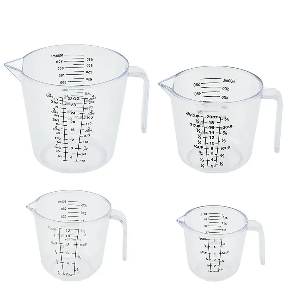 150ml Household Measuring Cup Transparent Tape Scale Large Capacity Baking Scale Cup Milk Tea Measuring Tool Measuring Cup