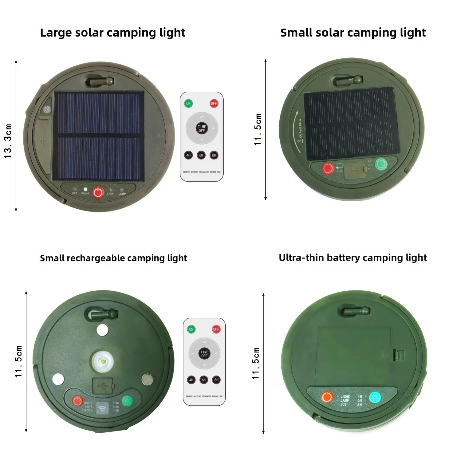 Solarna zewnętrzna lampa kempingowa namiot awaryjna taśma oświetleniowa do trzymania sznurka świetlnego kempingowego