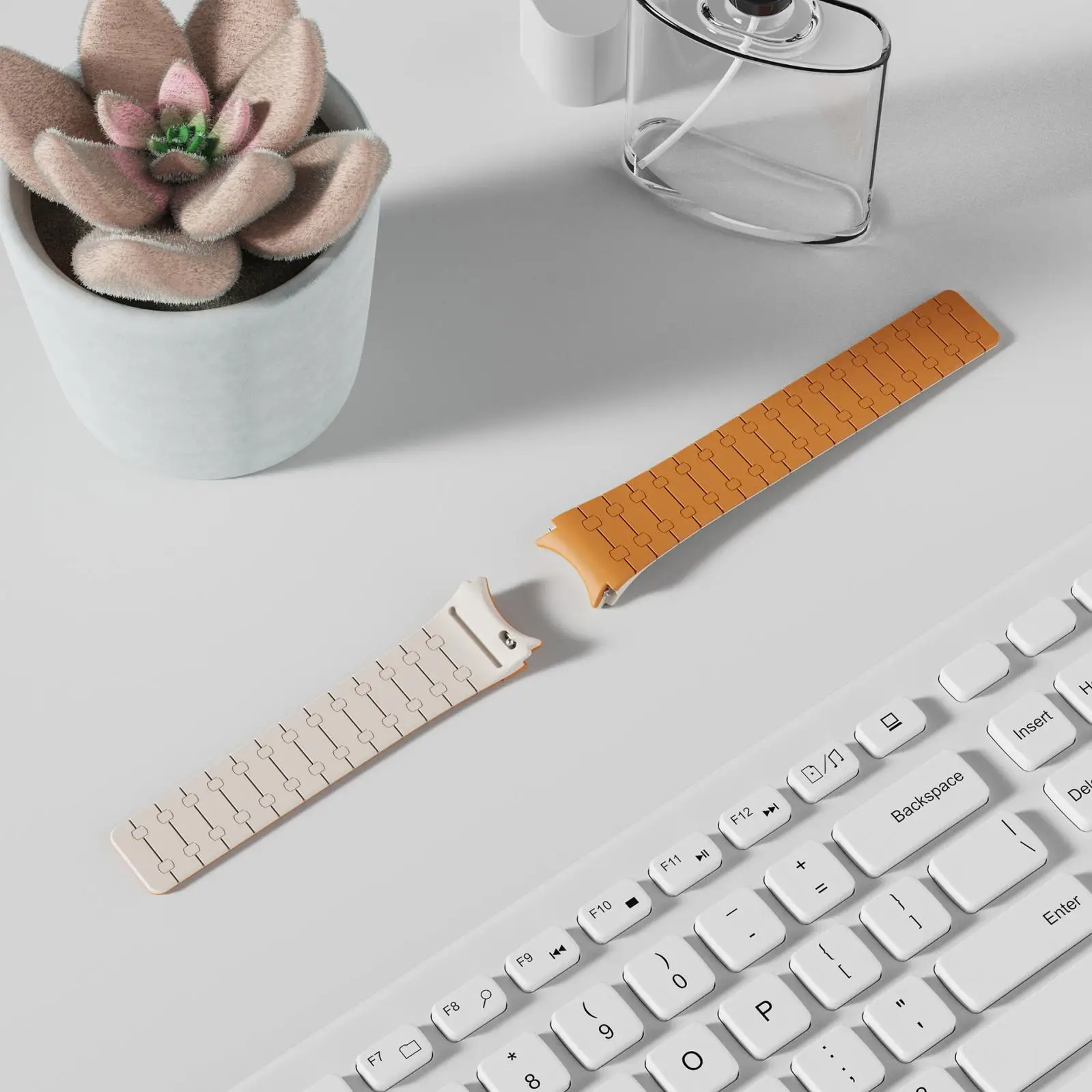 20mm Silicone Magnetic Band for Samsung Watch Galaxy Classic 43mm 47mm 42 46mm 7 6 5 4 44 40mm No Gaps Strap 5 Pro 45mm Bracelet