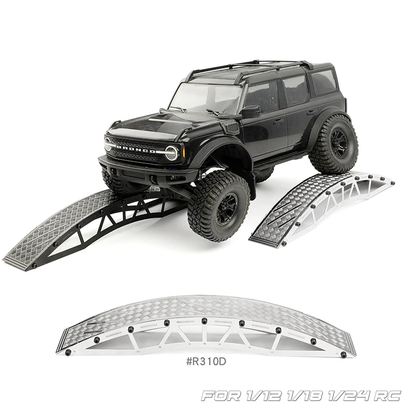 Simulated Roadblock Single-sided Bridge Cross-axis Scenario Steep Slope Arch Bridge for 1/18 RC Crawler Car Traxxas DIY Parts