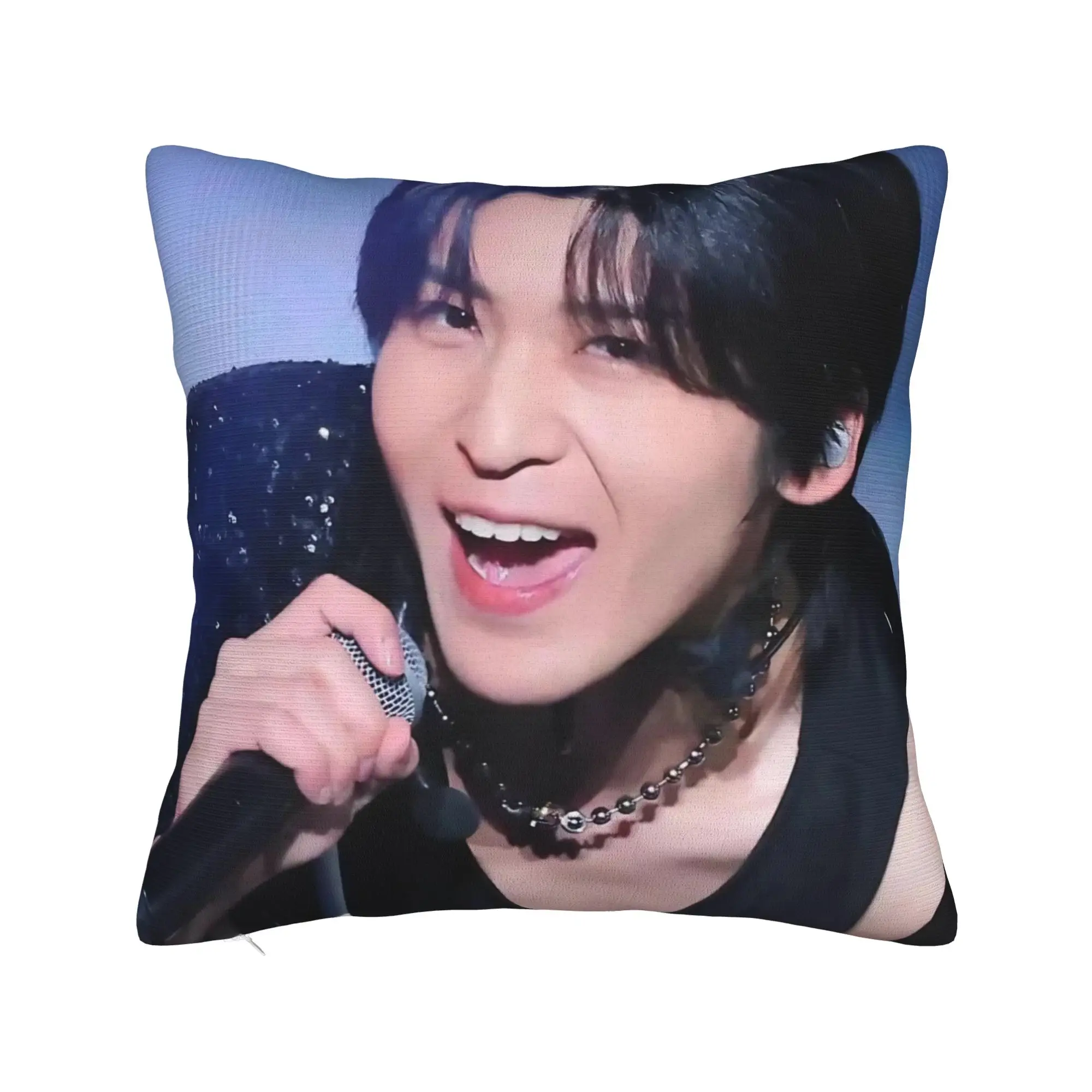 Ren Meguro Japan Singer Square Pillowcases Polyester Sofa  Cushion Case Cool Home Decoration Pillowcase 45*45