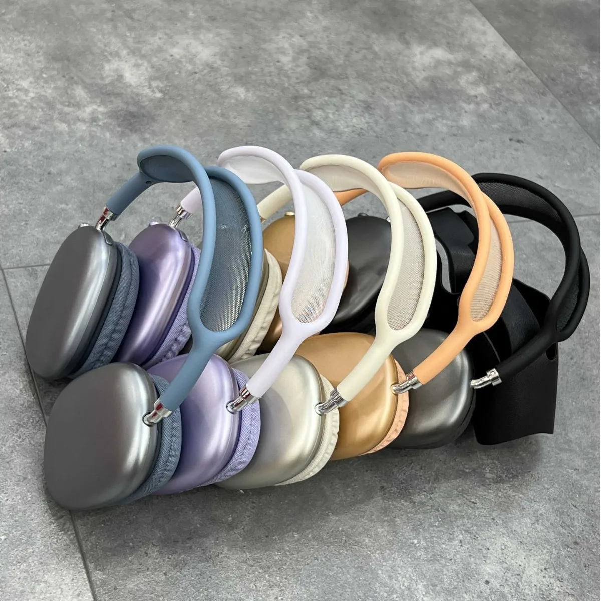 

P9MAX Head mounted Wireless Bluetooth Earphones with Leather Bag Pop up Multi functional Rotary Key Music Earphones