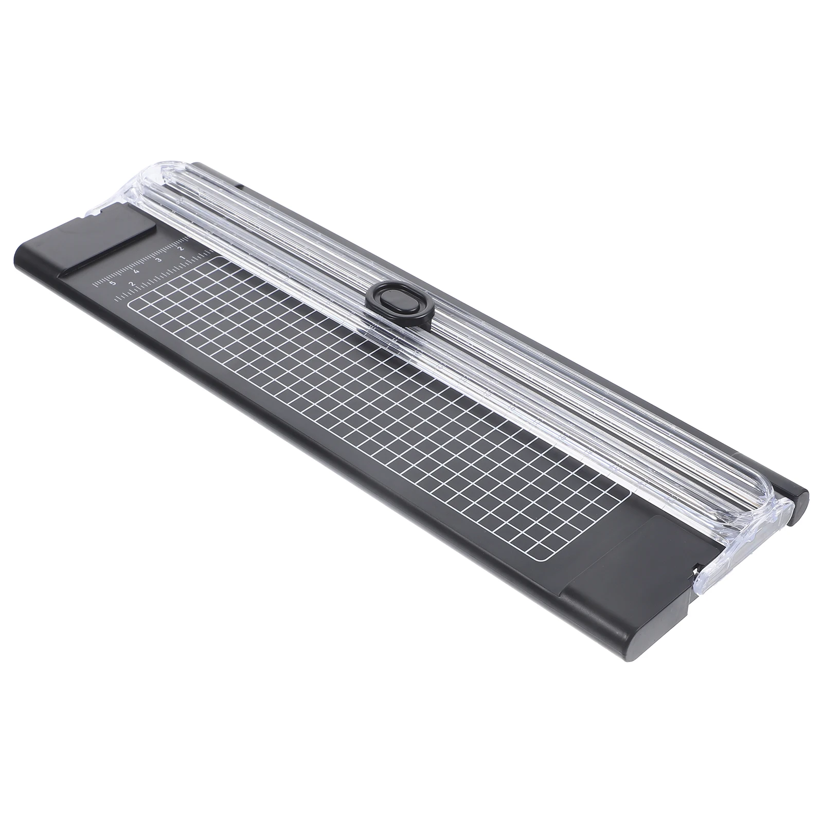 

Mini Paper Black A4 Double Direction Portable Photo Trimmer Student DIY Tool Precision Scale Sturdy Material Safe Cutting