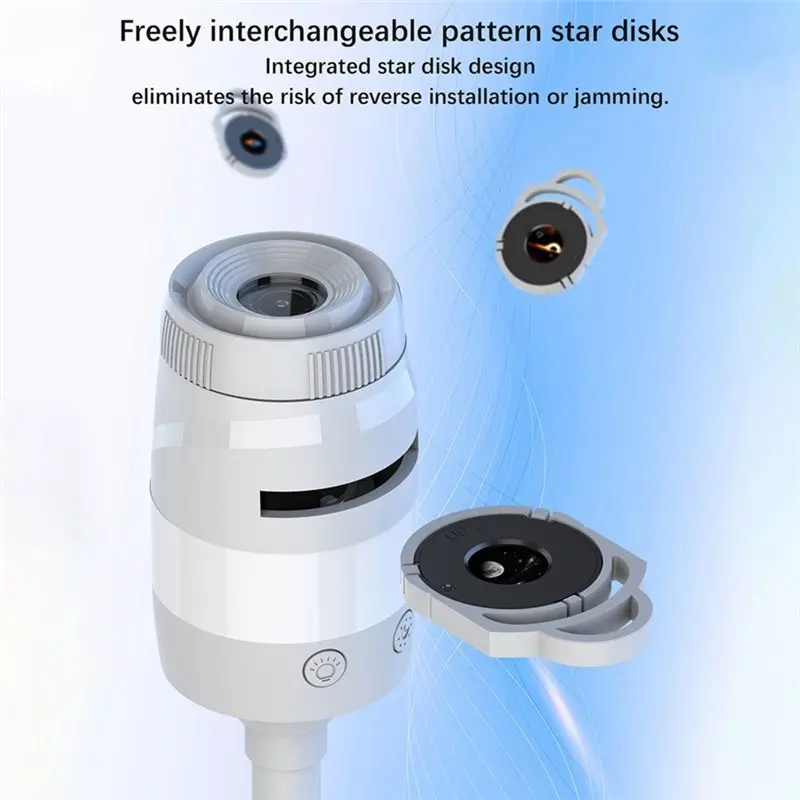 Star Projector Night Light 2 In 1 USB Star Projection Lamp Portable Mini LED Nightlight Wall Lamp For Room Decor